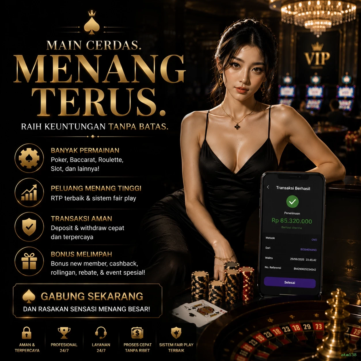 Ikon aplikasi atm138 resmi